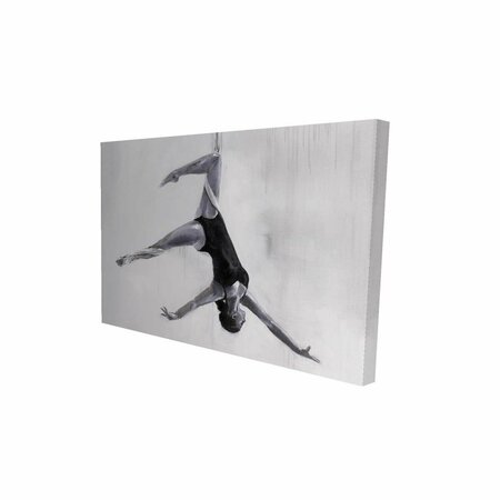 FONDO 12 x 18 in. Dancer on Aerial Silks-Print on Canvas FO2774380